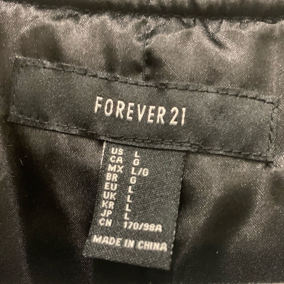 BRAND NEW NEVER WORN FOREVER 21 x NASA LOGO BLACK BOMBER JACKET UNISEX - Picture 9 of 12